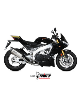 Tłumik motocyklowy Slip-On (SR-1) z homologacją MIVV do Aprilia RSV4 1100 / Tuono V4 1100 (21-) titanium