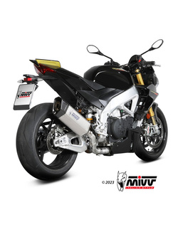 Tłumik motocyklowy Slip-On (SR-1) z homologacją MIVV do Aprilia RSV4 1100 / Tuono V4 1100 (21-) titanium