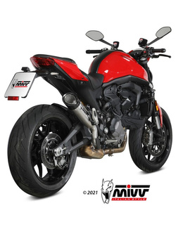 Tłumik motocyklowy Slip-On (X-M5) MIVV do Ducati Monster 937 (21-) titanium