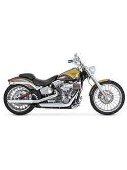 Tłumik motocyklowy Vance & Hines 3" Twin Slash do wybranych modeli Harleya Davidsona Chromowany