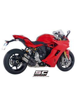 Tłumik motocyklowy podwójny SC-Project CR-T Ducati Supersport 950 (21-24) tytan