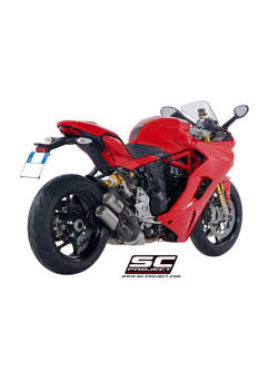 Tłumik motocyklowy podwójny SC-Project CR-T Ducati Supersport 950 (21-24) tytan