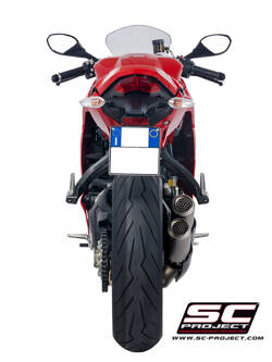 Tłumik motocyklowy podwójny SC-Project CR-T Ducati Supersport 950 (21-24) tytan