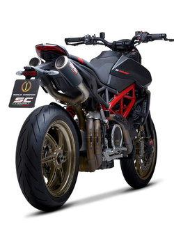 Tłumik motocyklowy podwójny SC-Project CR-T M2 Ducati Hypermotard 950 RVE SP (21-24) carbon