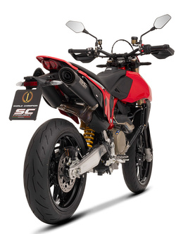 Tłumik motocyklowy podwójny SC-Project S1-C Ducati Hypermotard 698 Mono/RVE (24-) czarny mat 