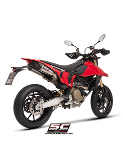 Tłumik motocyklowy podwójny SC-Project S1 Ducati Hypermotard 698 Mono/RVE (24-) tytan