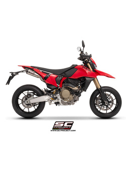 Tłumik motocyklowy podwójny SC-Project S1 Ducati Hypermotard 698 Mono/RVE (24-) tytan