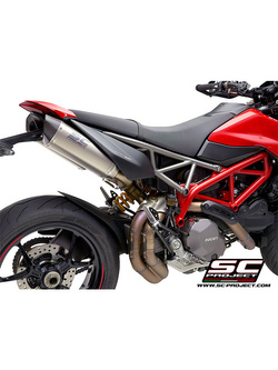 Tłumik motocyklowy podwójny SC-Project SC1-M Ducati Hypermotard 950 RVE SP (21-24) tytan