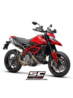 Tłumik motocyklowy podwójny SC-Project SC1-M Ducati Hypermotard 950 RVE SP (21-24) tytan