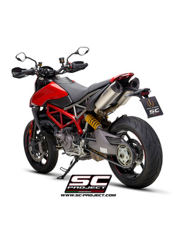 Tłumik motocyklowy podwójny SC-Project SC1-M Ducati Hypermotard 950 RVE SP (21-24) tytan