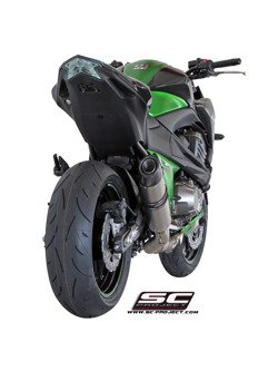 Tłumik owalny Slip-on SC-Project do Kawasaki Z 800e [12-16]