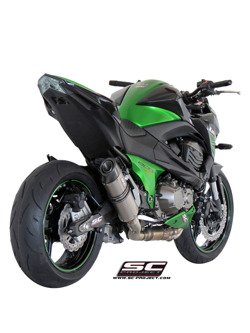 Tłumik owalny Slip-on SC-Project do Kawasaki Z 800e [12-16]