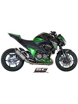 Tłumik owalny Slip-on SC-Project do Kawasaki Z 800e [12-16]