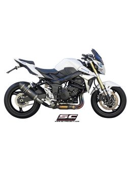 Tłumik owalny Slip-on SC-Project do Suzuki GSR 750 [11-17]