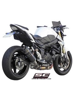 Tłumik owalny Slip-on SC-Project do Suzuki GSR 750 [11-17]