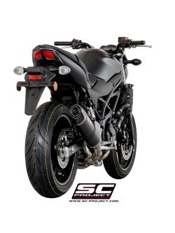 Tłumik owalny Slip-on SC-Project do Suzuki SV650 ABS / A [15-17]