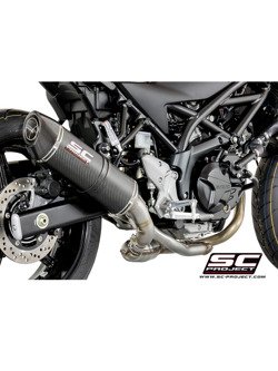 Tłumik owalny Slip-on SC-Project do Suzuki SV650 ABS / A [15-17]