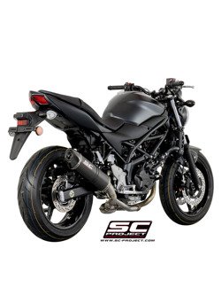 Tłumik owalny Slip-on SC-Project do Suzuki SV650 ABS / A [15-17]