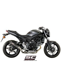 Tłumik owalny Slip-on SC-Project do Suzuki SV650 ABS / A [15-17]