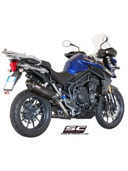 Tłumik owalny (Wysoka pozycja) Slip-on SC-Project do Triumph TIGER EXPLORER / XC [11-16]