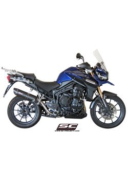 Tłumik owalny (Wysoka pozycja) Slip-on SC-Project do Triumph TIGER EXPLORER / XC [11-16]