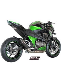 Tłumik stożkowy CARBON Slip-on SC-Project do Kawasaki Z 800 [12-16]