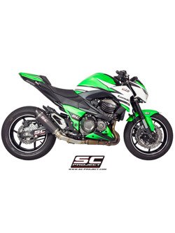 Tłumik stożkowy CARBON Slip-on SC-Project do Kawasaki Z 800 [12-16]