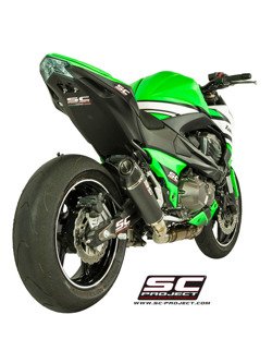 Tłumik stożkowy CARBON Slip-on SC-Project do Kawasaki Z 800 [12-16]