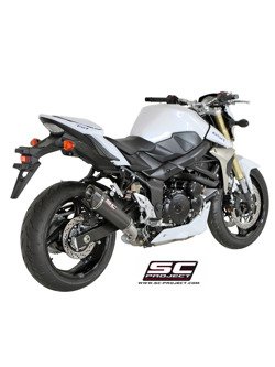 Tłumik stożkowy CARBON Slip-on SC-Project do Suzuki GSR 750 [11-17]