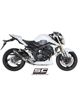 Tłumik stożkowy CARBON Slip-on SC-Project do Suzuki GSR 750 [11-17]