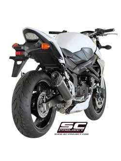 Tłumik stożkowy CARBON Slip-on SC-Project do Suzuki GSR 750 [11-17]