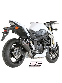 Tłumik stożkowy CARBON Slip-on SC-Project do Suzuki GSR 750 [11-17]