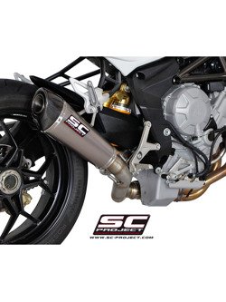 Tłumik stożkowy Slip-on SC-Project do MV Agusta BRUTALE 675 / 800 / RR [12-15]