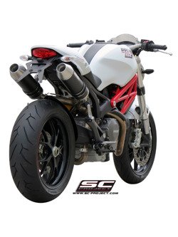 Tłumiki Racer Slip-on SC-Project do Ducati MONSTER 1100 / S [08-14] / MONSTER 796 [08-14] / MONSTER 696 [08-14]