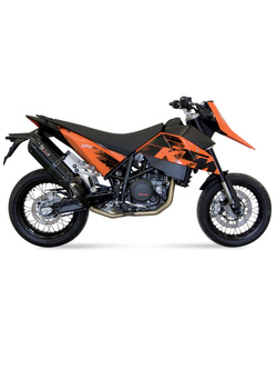 Tłumiki motocyklowe Bolt-On Line (Suono) MIVV do KTM 690 SM (07-12) czarne