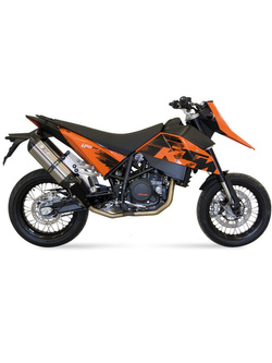 Tłumiki motocyklowe Bolt-On Line (Suono) MIVV do KTM 690 SM (07-12) srebrne