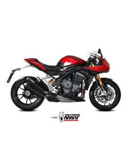 Tłumiki motocyklowe Slip-On Line (MK3) MIVV do Triumph Speed Triple 1200 RR / RS (21-) carbon