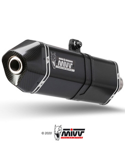 Tłumiki motocyklowe Slip-On Line (Speed Edge) MIVV do Triumph Speed Triple 1050 R / S / RS (11-15) czarne