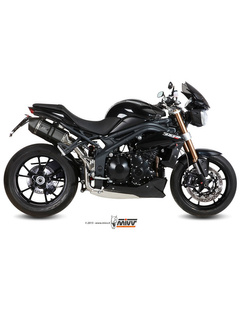 Tłumiki motocyklowe Slip-On Line (Speed Edge) MIVV do Triumph Speed Triple 1050 R / S / RS (11-15) czarne