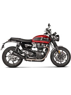 Tłumiki motocyklowe Slip-On Line [Titanium] Akrapović do Triumph Thruxton 1200 / R / RS [16-20], Speed Twin [19-20]