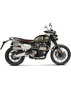 Tłumiki motocyklowe Slip-On Line [Titanium + Carbon] Akrapović do Triumph Scrambler 1200 [19-20]