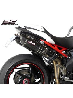 Tłumiki owalne Slip-on SC-Project do Triumph SPEED TRIPLE 1050 [11-15]