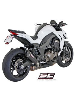 Tłumiki stożkowe Carbon Slip-on SC-Project do Kawasaki Z1000 [14-16]