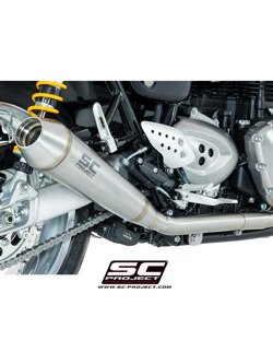 Tłumiki stożkowe Slip-On SC-Project do Triumph THRUXTON 1200 / R [16-17]