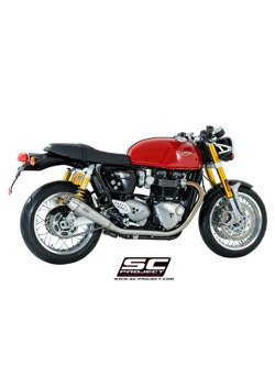 Tłumiki stożkowe Slip-On SC-Project do Triumph THRUXTON 1200 / R [16-17]