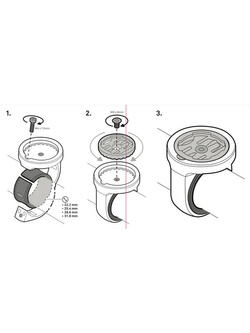 Uchwyt na nawigację Beeline Moto II Bar Mount