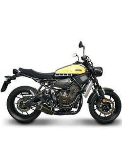 Układ wydechowy 2x1 Termignoni Slip-On Total Black Edition do Yamaha MT07 (14-20), Yamaha XSR 700 (16-20)