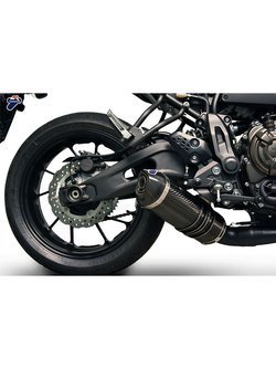 Układ wydechowy 2x1 Termignoni Slip-On Total Black Edition do Yamaha MT07 (14-20), Yamaha XSR 700 (16-20)