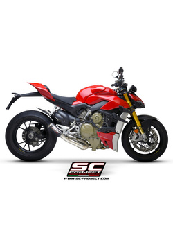 Układ wydechowy SC Project 2-1, CR-T M2 Carbon - Ducati Streetfighter V4 [20]