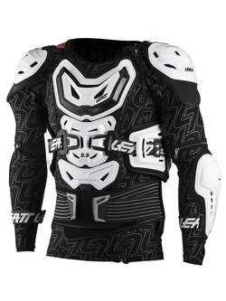 Zbroja Leatt Body Protector 5.5 biało-czarna